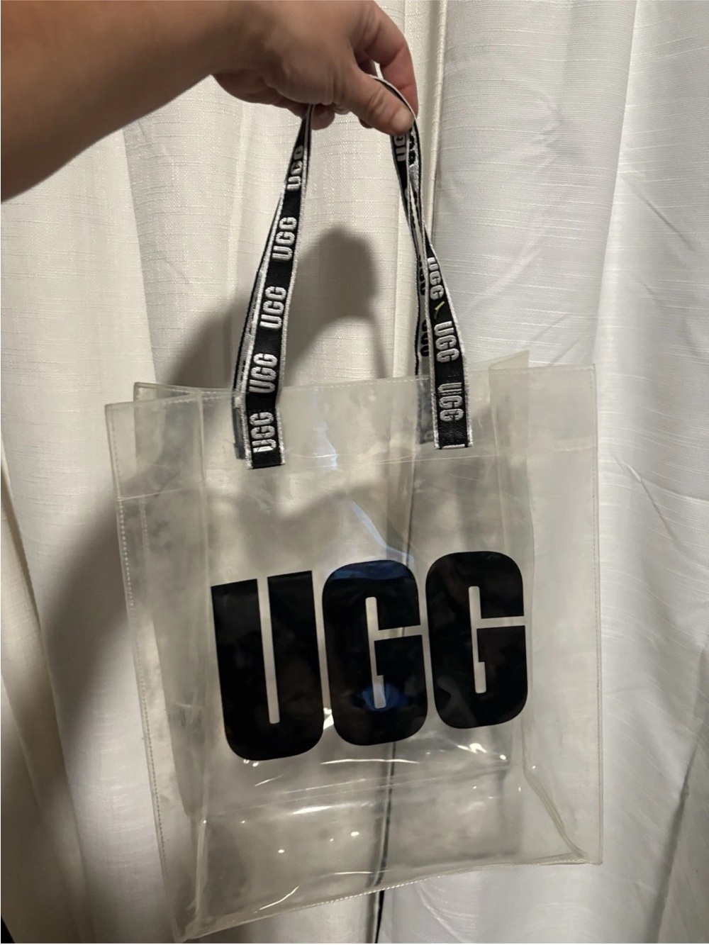 UGG Clear Double Strap Large Tote Bag